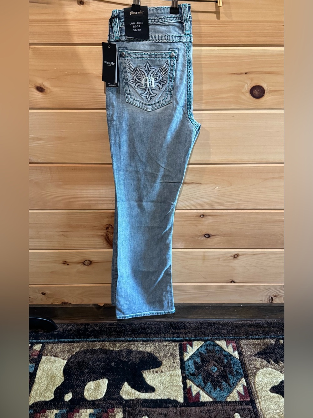 Miss Me Piston Stitched Bootcut Jeans - Picture 5 of 13